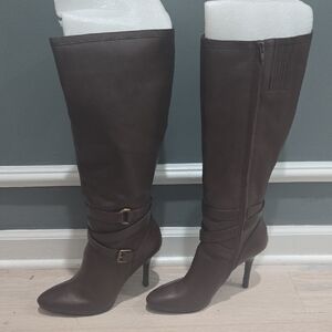 Lauren Ralph Lauren Chocolate Heeled Boots